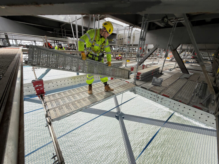 Game changing UK-First in Scaffolding Innovation under the Forth Road Bridge 