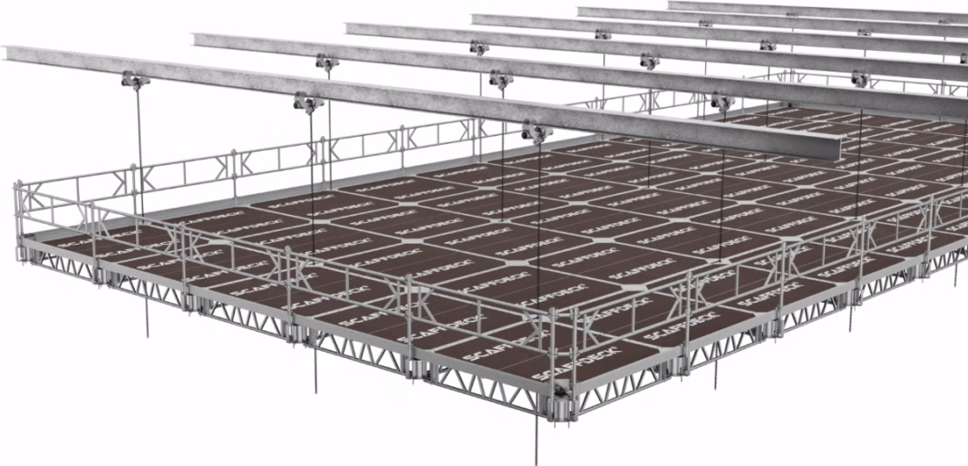 Kirtanlal Scaffolding & Formwork has announced the launch of ScaffDeck®, a new modular suspended access system designed to improve safety and reduce labour time on projects.