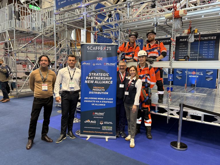 Pilosio announces UK partnership with JMAC Group and Creator at ScaffEx25