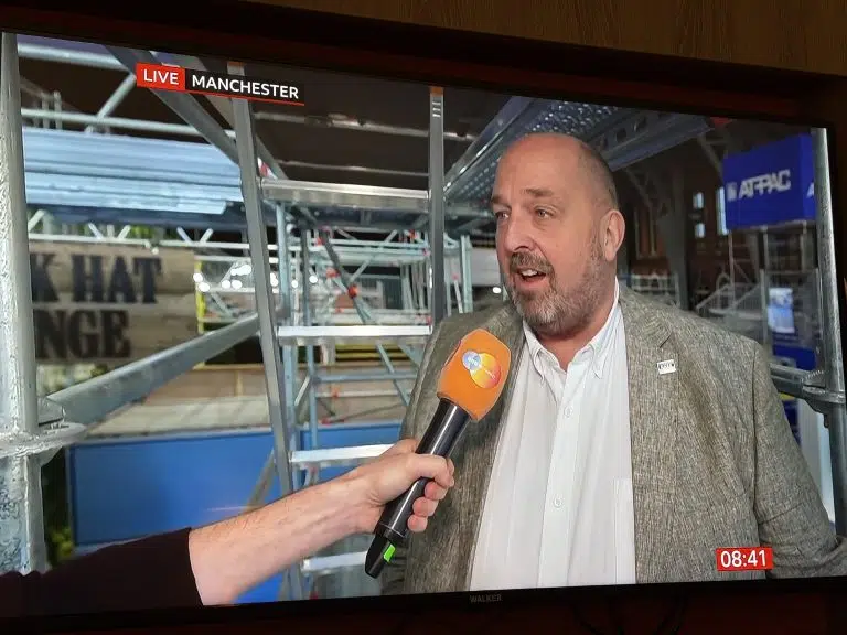 BBC Breakfast broadcasts live from ScaffEx25