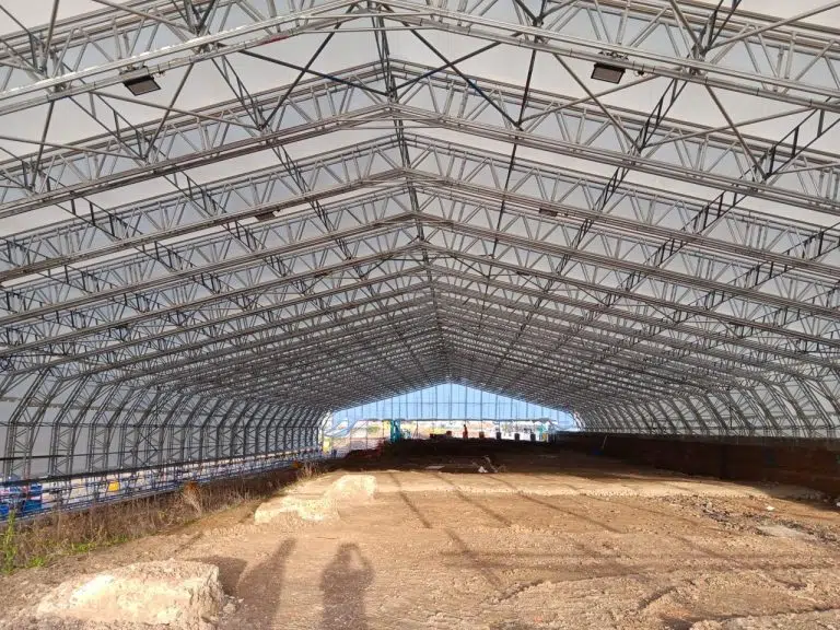 In Pictures: GKR completes major temporary roof structure at HS2 Euston