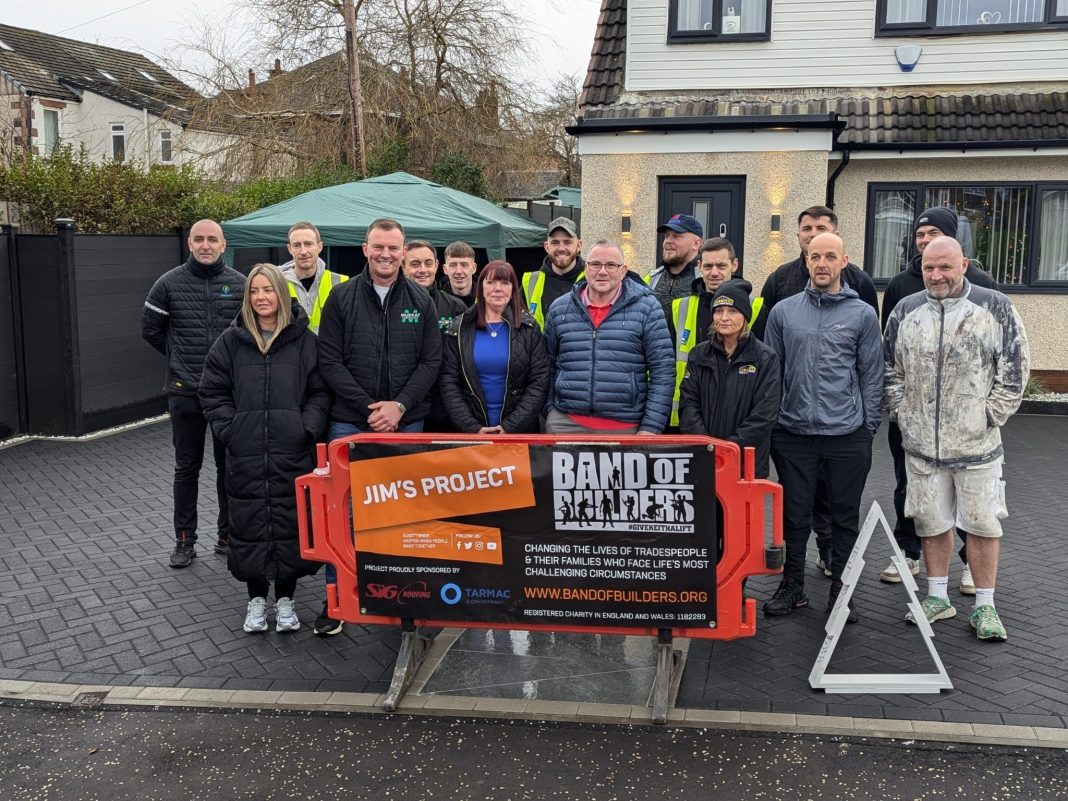 Band of Builders has released its six-month project schedule, urging UK construction volunteers to register and support tradespeople and families facing illness and injury.