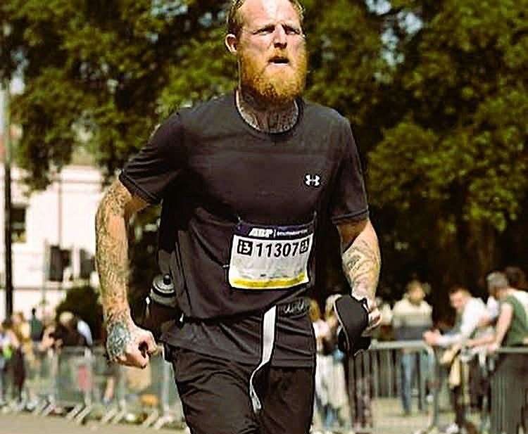 Portsmouth scaffolder Charlie Chandler is running 860 miles from John O’Groats to Land’s End for The Amelia-Mae Foundation.