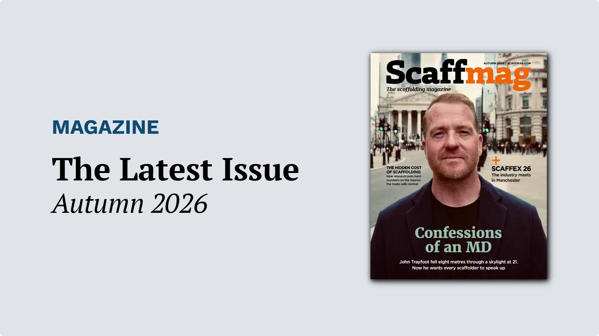 Scaffmag Autumn Issue 31 Promo