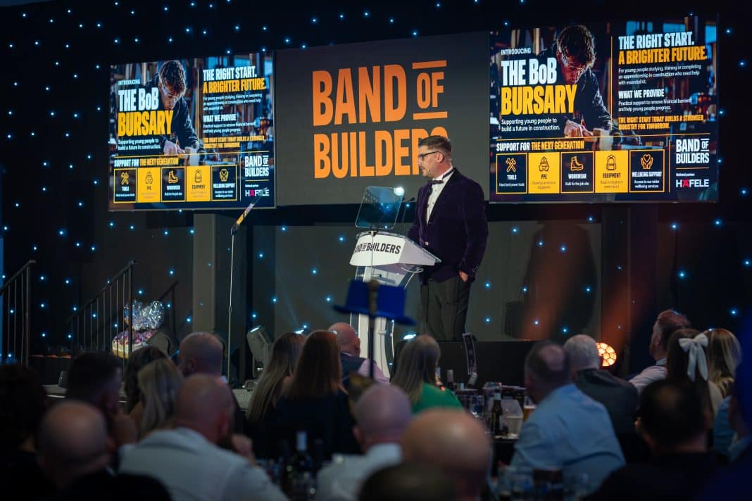 Band of Builders has launched a year-round bursary to help young construction entrants and apprentices with tools, PPE, workwear and essential equipment.
